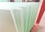 Anti Reflective Low Iron Clear Glasses , Solid Tempered Glass For Solar Panels