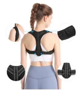 China BSCI factory unisex adjustable upper back brace clavicle support posture corrector factory