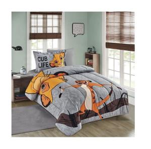 China Home 4PCS Set Cute Cartoon Printed Kids Duvet Cover Set 100% Cotton Comforter Bedding factory