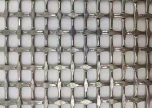 China SGS 0.6m-1.5m stainless steel mesh cladding Facades Curtain Wall Metal Mesh factory