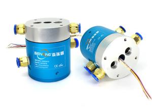 China 2 Passages Pneumatic Hydraulic Rotary Union Support Transmit Signal factory