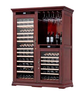 China Professional Design Wood Wine Cooler with Safe Protection Lock and Super Big Space factory