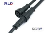 Male Female Waterproof Plug Connector 2 Pin IP67 Waterproof Cable Wire Connector