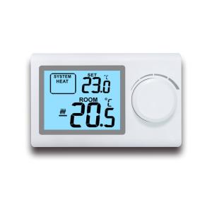 China Riseem White Color Non Programmable Thermostat Digital Temperature Controller Heating Smart Thermostat factory