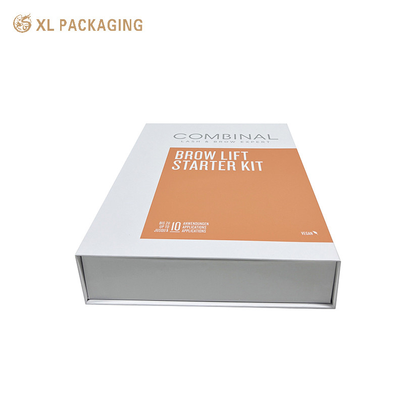 Recycled Magnetic Closure Paper Gift Packaging Boxes Custom Logo For Skincare Cosmetic