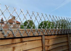 China Galvanized Steel Wire Mesh Fence / Razor Mesh Fencing Corrosion Resistance factory