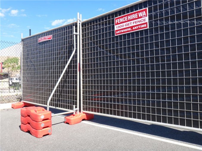 Rust Proof Temp Fence Panels Self Standing Fence Panels For Construction / Building Sites