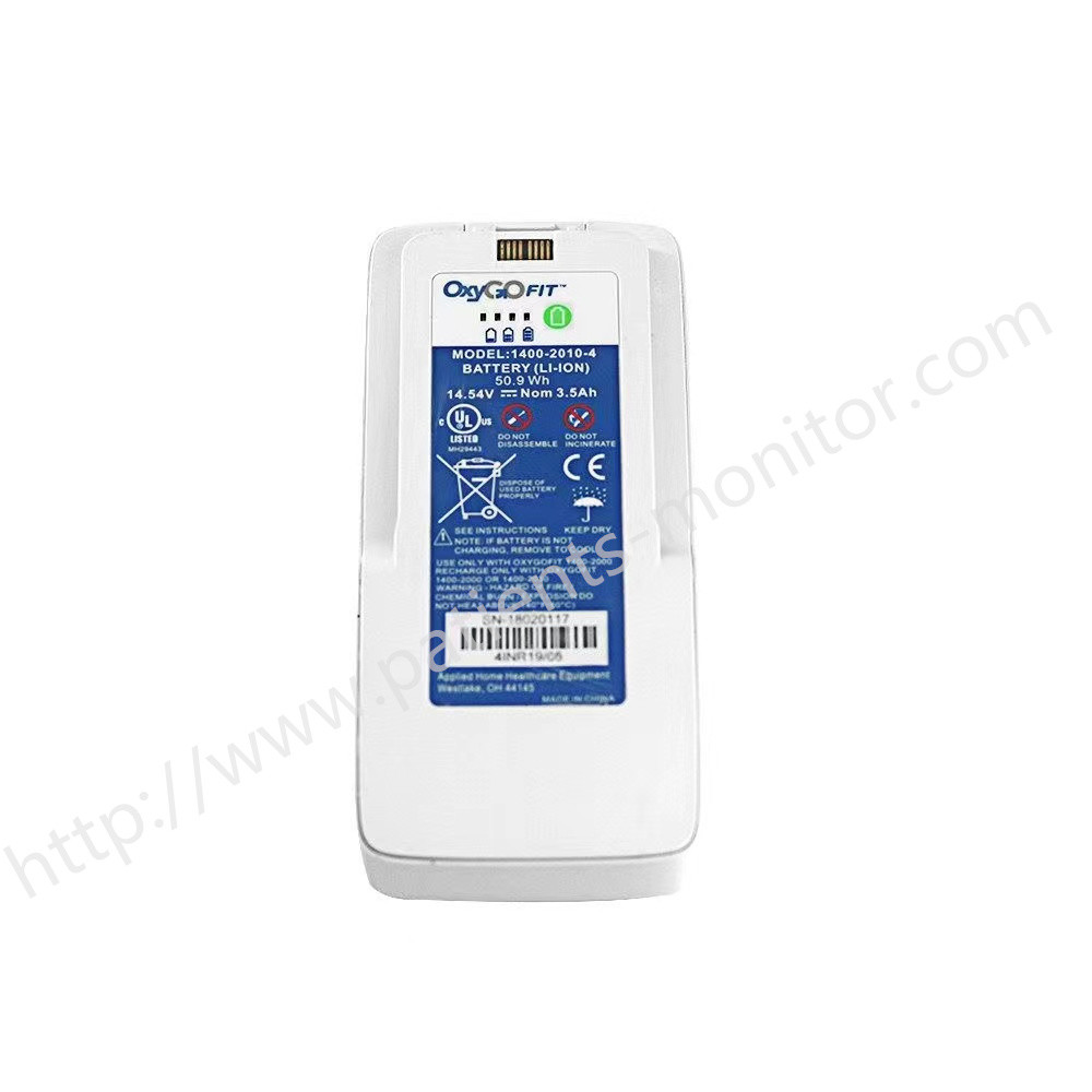 OxyGo FIT Oxygen Machine Lithium Ion Battery Rechargeable 1400-2010-4 50.9Wh 14.54V/3.5Ah Medical Accessories