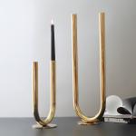 U Shape Modern Antique 285mm Decorative Candle Holder