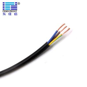 China 0.5mm2 H03VV-F Flexible Industrial Electrical Cable PVC Insulated VDE Certificate factory