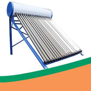 China SUS316 Non Pressure Solar Water Heater 120L Galvanized Steel Vacuum Tube factory