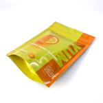 Food Grade Glossy Stand Up Zipper Plastic Bag For Vitamin Packaging Bag