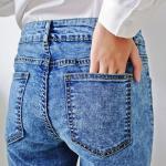 Women's Fancy Stretch Jeans With Whiskers