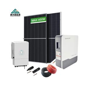China MPPT Controller 5kw 6kw 8kw 10kw Hybrid Solar Power System for Home Battery Power House factory