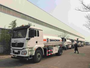 China H3000 SHACMAN Water Truck 4x2 1000 Gallon Water Truck 300hp Euro II White factory