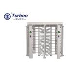 SUS304 24V Full Height Turnstile RFID Facial Barcode Recognition