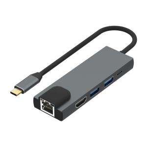 China 8 In 1 USB 3.1 Type C Docking Station With Alloy Housing factory