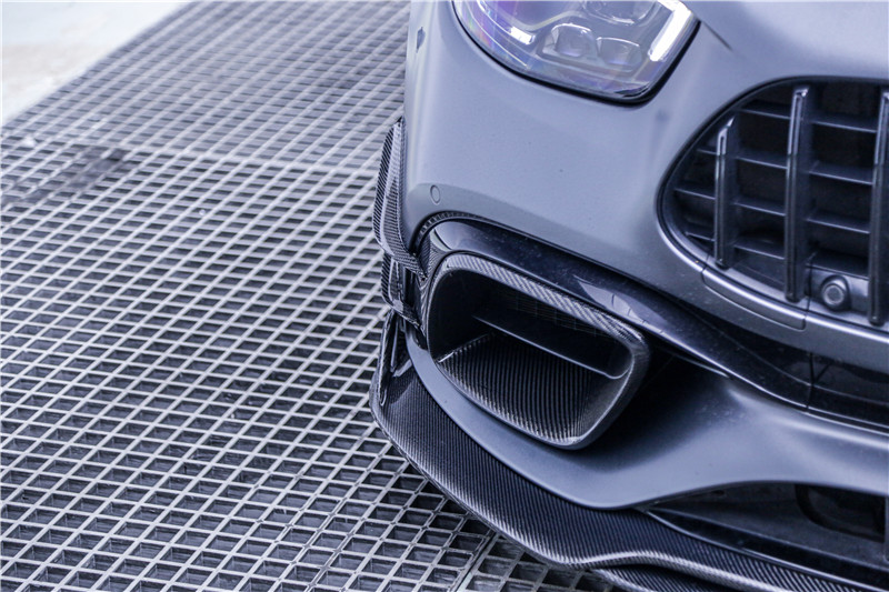 Auto Parts Carbon Fiber Body Kit for Mercedes E63S E63s Carbon Fiber Front Scoop Diffuser Spoiler Carbon Fiber Hood