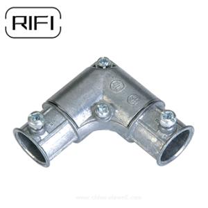 Zinc Coated EMT Conduit Fitting with 90° Bend and 1/2"-4" Size Range for EMT to