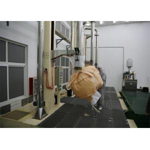 White Food Grade industrial Big Bags FIBC Four-panel for rice / flour