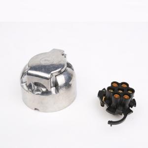 China OEM Trailer Socket European Type 12v N Type 7 Pole with Fog Light Cut Switch Aluminum Connector factory