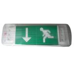 220V 3 Hours Operation Led Emergency Exit Sign With Green Escaping Sticker , CE