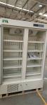 2-8 Degree Double Glass Door Pharmacy Laboratory Refrigerator Fridge For