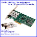 1000Mbps Gigabit Ethernet Dual Port Server Network Card, SFP*2 Slot, PCI Express