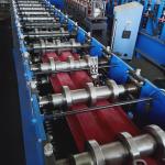 Trip Lock Roofing 3kw Standing Seam Former Machine Chain Driven