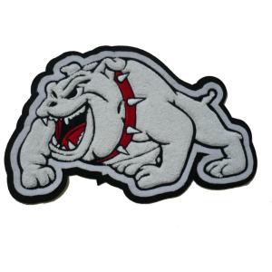 China Clothing Towel Embroidered Patches Sewing on Hot / Laser Cut Border on sale