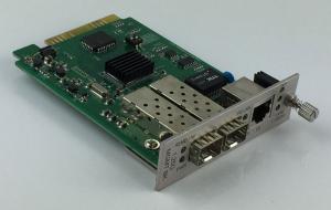 China Remote Management 10G Media Converter With 1 + 1 Fiber Optical Protection factory
