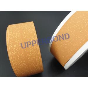 Yellow Cork Printing 52mm Width Tipping Paper For Cigarettes Production