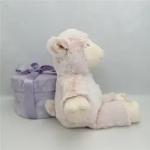 Customized Pink Color Lovable Cute Fluffy Sheep Toy Baby Dream Accompany