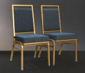 China American Style Modern Aluminum Imitation Wood Flex-Back China Hotel Banquet Chair factory