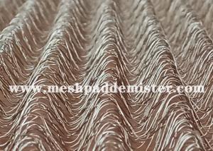 China Waved 316L Corrugations Knitted Wire Mesh factory