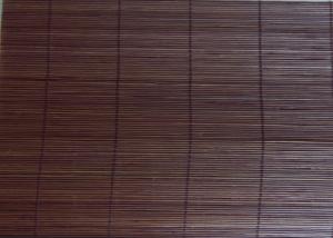 China Wear Resistant Bamboo Roll Up Curtains , Eco Friendly Bamboo Roman Window Shades factory