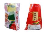 Sealable Wheat Atta Packing Bags , Recycling Stand Up Food Bags 15kg