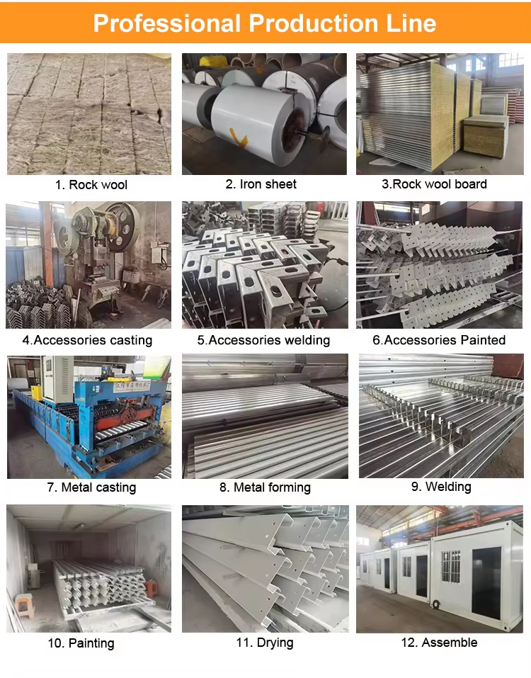 Prefabricated House Worker Accommodation Building Labor Camp