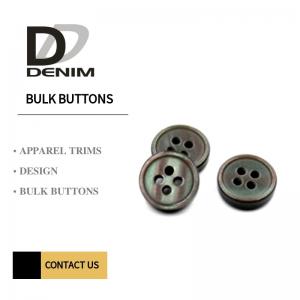 China Eco - Friendly 4 Holes Resin Buttons , Mother Of Pearl Buttons Bulk Orders factory