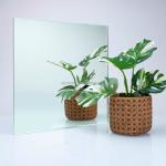 Magnifying Decorative Silver Glass Mirror for Modern Bathroom Living Room Design