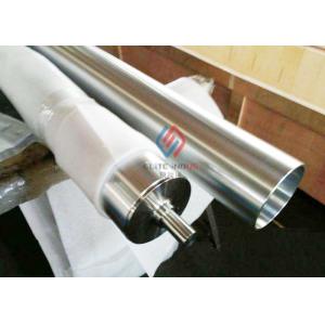 Metal Hardened Chrome Plated Rollers / Press Machine Calender Rollers