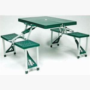 China General Outdoor Portable 4 Seats Camp Suitcase Folding Picnic Table for Courtyard Good factory