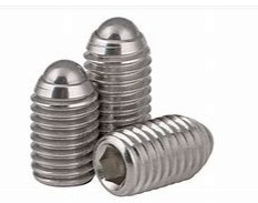 China Passivated Finish Ball Plunger Screw Spring Loaded M5 Hex Socket Set factory