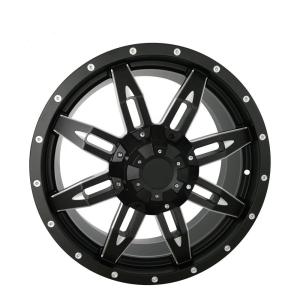 China custom wheelsl matte black 4 wheel Better driving experience 16 17 18 beadlock off road wheel factory