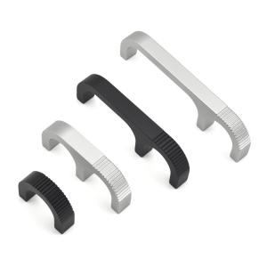 China Industrial Aluminum Lightweight Pull Handle Strong Metal Cabinet Handle factory