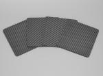 Square Carbon Fiber Drink Coaster