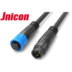 China Bayonet 3 Pin Waterproof Cable Connector , Male Female Watertight Cable Connector on sale