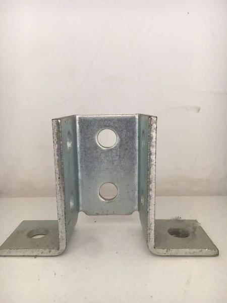Pre Galvanized Corrosion Resistant Strut Channel Base Fittings 12 Gauge 1-5/8 10