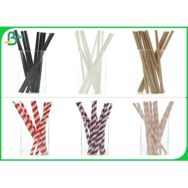 60g 120g Food Grade Paper Straw Paper Roll With Slitted Size