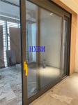 Double Glazed Black Color External Aluminum Sliding Patio Doors With Sliding